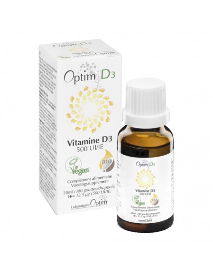 OPTIM D3 Vitamine Veg.500UI