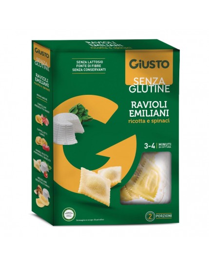 GIUSTO S/G Ravioli Ric/Spin.