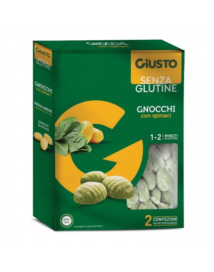 GIUSTO S/G GNOCCHI SPINACI500G