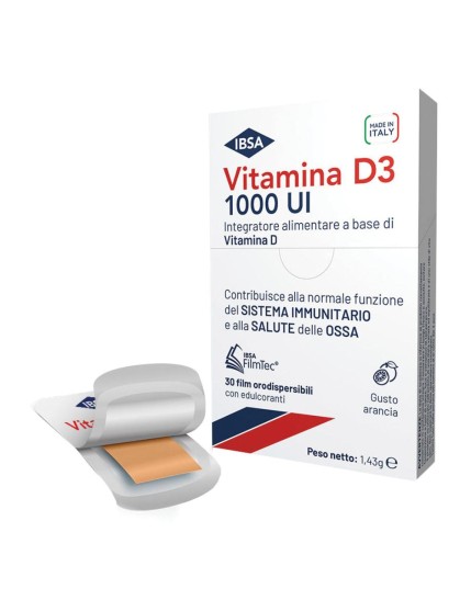 Vitamina D3 1000 UI 30 Film Orodispersibili