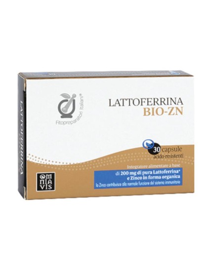 Fitopreparatori Italiani Lattoferrina Bio Zn 30 Capsule