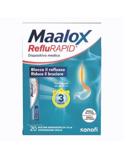 Maalox Reflurapid 20bust Tp