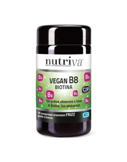 NUTRIVA VEGAN B8 FIZZ 30CPR LIMO