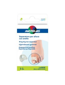 Master Aid Foot Care Separatore Alluce In Gel Con Anello Misura Large 2 Pezzi