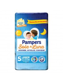 Pampers Sole&Luna Taglia 5 Junior (11-25Kg) 15 Pannolini