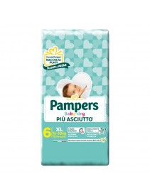 Pampers Baby Dry XL (15-30kg) Taglia 6 13 Pezzi