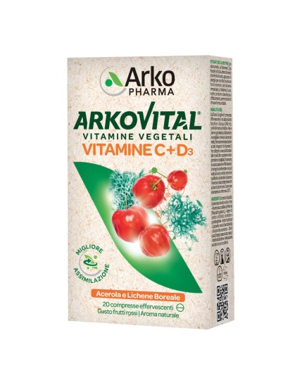 ARKOVITAL Acerola+D3 20Cpr Eff