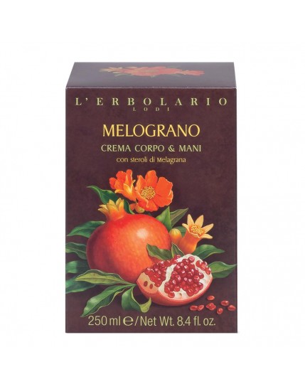 L'Erbolario Melograno Crema Corpo & Mani 250ml