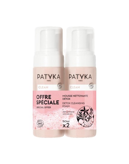 Patyka Duo Mousses Detox Clean 2x150ml