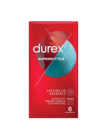 Durex Supersottile Close Fit Vestibilità Aderente 6 Profilattici