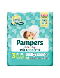 Pampers Baby Dry Midi (4-9 Kg) Taglia 3 20 Pezzi