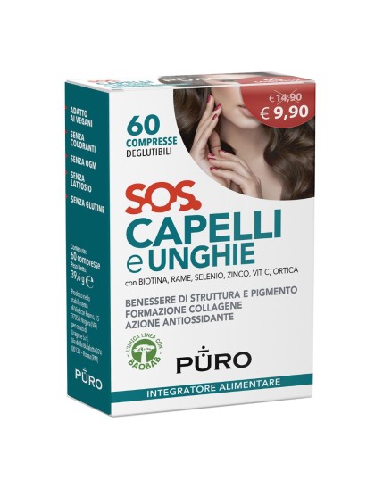 PURO SOS Capelli&Unghie 60Cpr