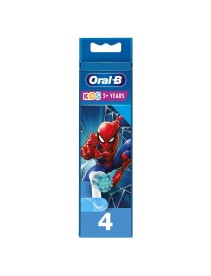Oral B Power Refill Spiderman 4 Testine Di Ricambio