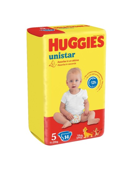 HUGGIES UNISTAR BASE 5 14PZ