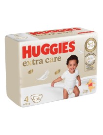 HUGGIES EXTRA CARE GR 4 33PZ