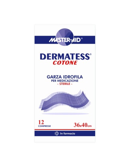DERMATESS Cot.Garza 36x40*12pz
