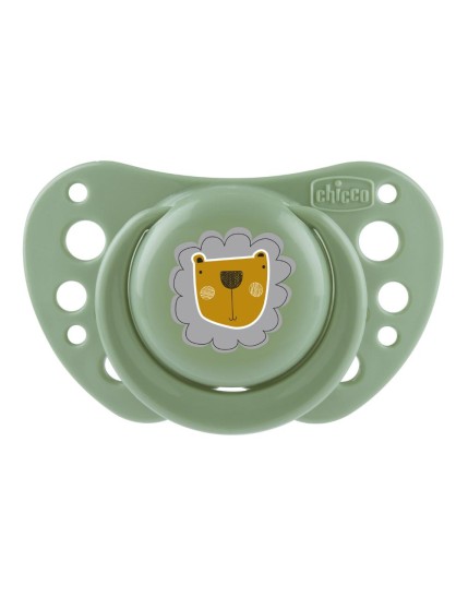 Chicco Succhietti Air verde silicone 2-6 mesi 2 pezzi