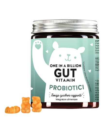 Bears with Benefits One in a Billion Gut Vitamin 45 Caramelle Gommose Vegane