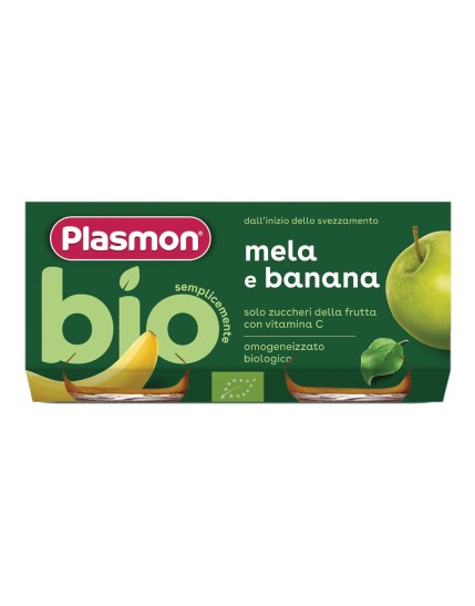 OMO PL.Banana/Mela Bio 2x 80g