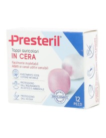 PRESTERIL Tappi Auc.Cera 12pz