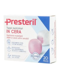 PRESTERIL Tappi Auc.Cera 20pz