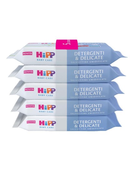 HIPP SALVIETTINE DET&DEL 5X48P