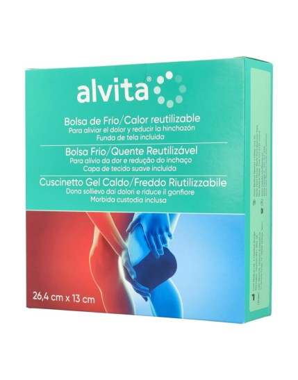 Alvita Cuscinetto Gel Caldo Freddo Riutilizzabile Alvita Cuscinetto Gel Caldo Freddo Riutilizzabile