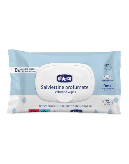 Chicco Salviettine Detergenti Profumate +0 Mesi 72 Pezzi Chicco Salviettine Detergenti Profumate +0 Mesi 72 Pezzi