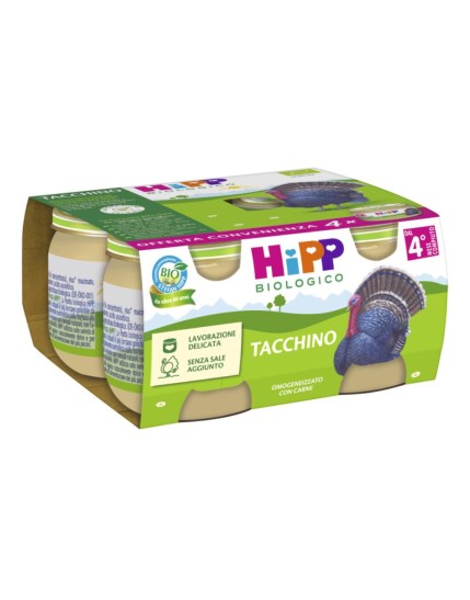 OMO HIPP Bio Tacchino*4x80g