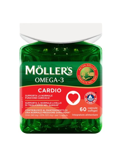 MOLLER'S Omega3 Cardio  60 Cps MOLLER'S Omega3 Cardio  60 Cps