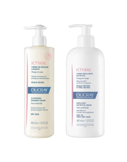 Ictyane Crema Emolliente 400 ml + Ictyane Crema Detergente 400 ml