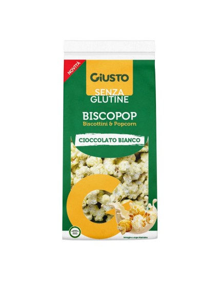 GIUSTO S/G Biscopop White 80g