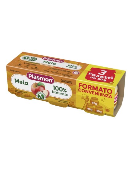 PLASMON OMOG MELA 3PZ 80G