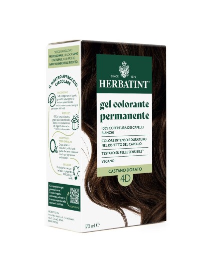 HERBATINT 4D CASTANO DOR 170ML