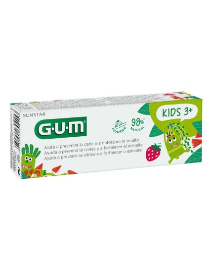 GUM Kids Dentifricio Fragola 3-6 anni 50ml