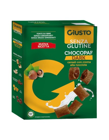 GIUSTO S/G Choco Paff.Dark250g