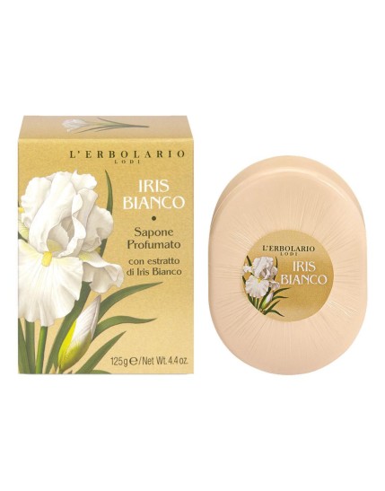 L'Erbolario Iris Bianco Sapone 125g