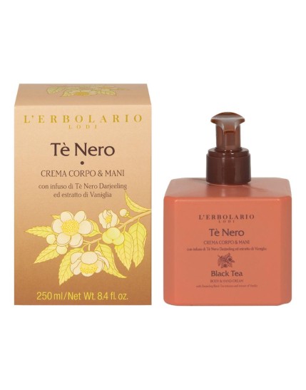 L'Erbolario Te' Nero Crema Corpo&mani 250ml