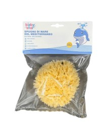 Babystar spugna mare naturale 12 cm