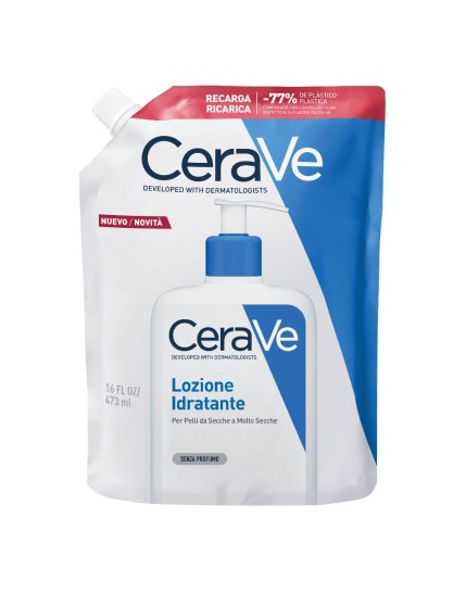 CeraVe Ricarga Lozione Idratante Corpo Per pelli da normali a secche per il corpo e il viso 473ml